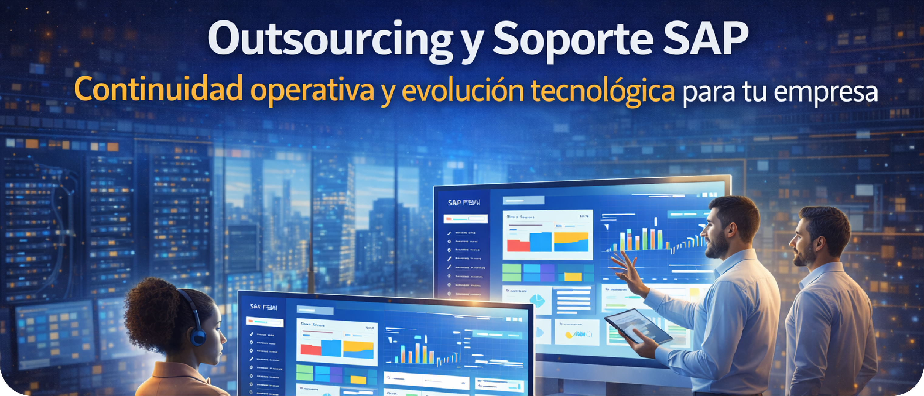 Outsourcing y soporte SAP: continuidad operativa y evolución tecnológica para tu empresa