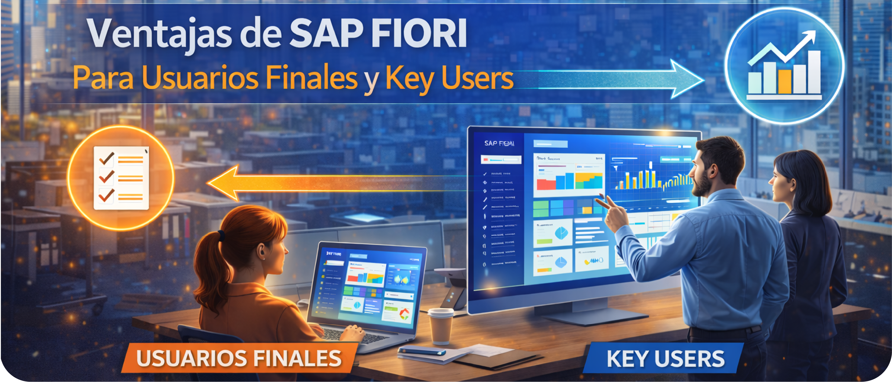 Ventajas de SAP Fiori para usuarios finales y key users
