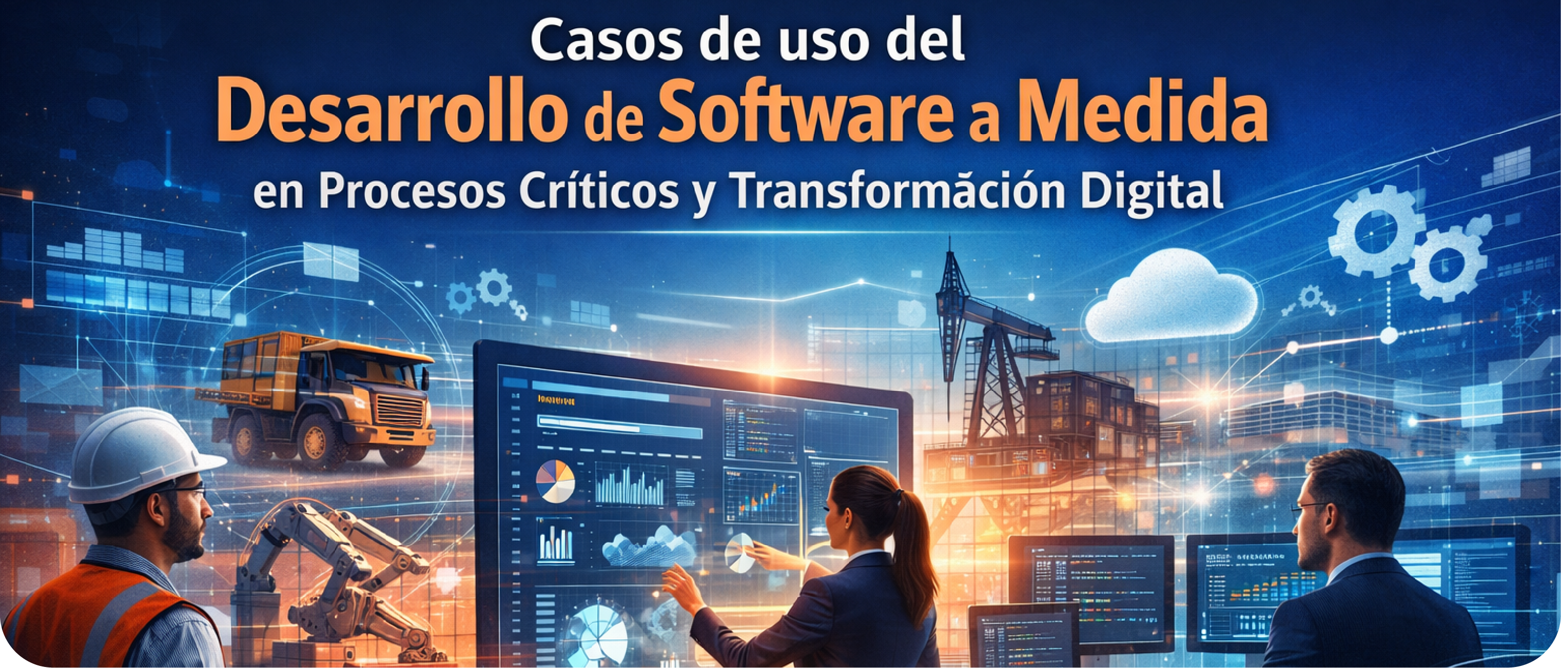 Casos de uso del Desarrollo de Software a Medida en Procesos Críticos y Transformación Digital