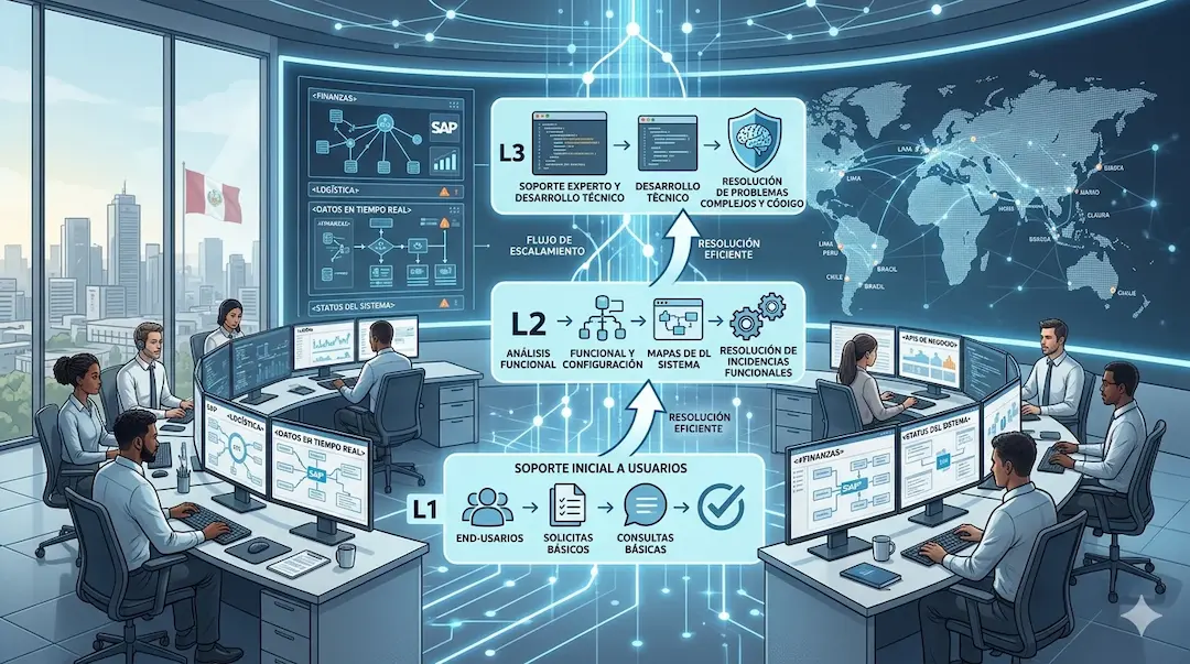 Niveles L1 L2 L3 en SAP: qué significan y cómo funcionan en empresas en Perú