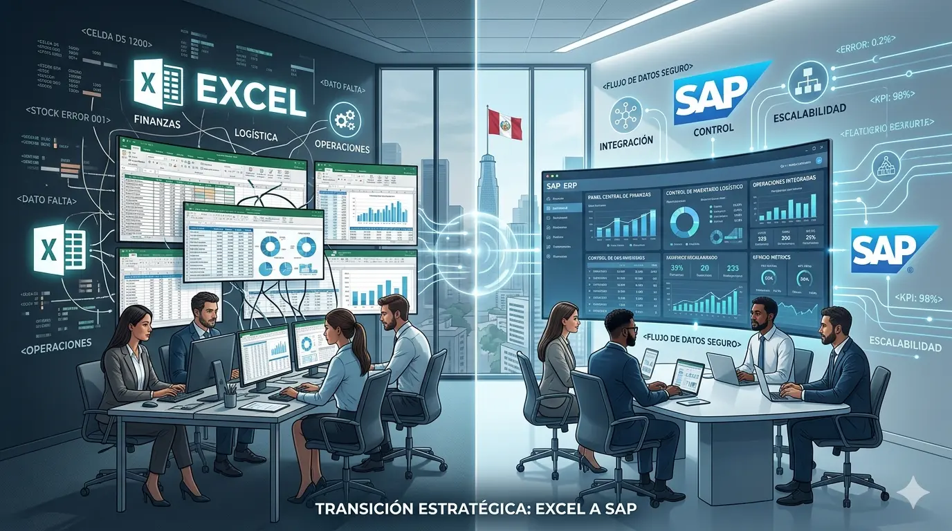 SAP vs Excel en empresas peruanas: ¿cuál es mejor para tu negocio?