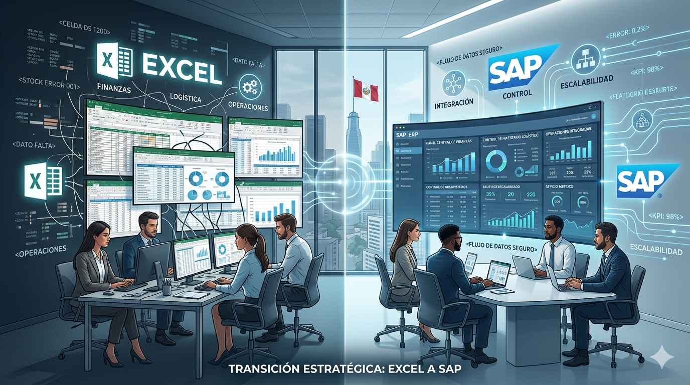 SAP vs Excel en empresas peruanas: ¿cuál es mejor para tu negocio?