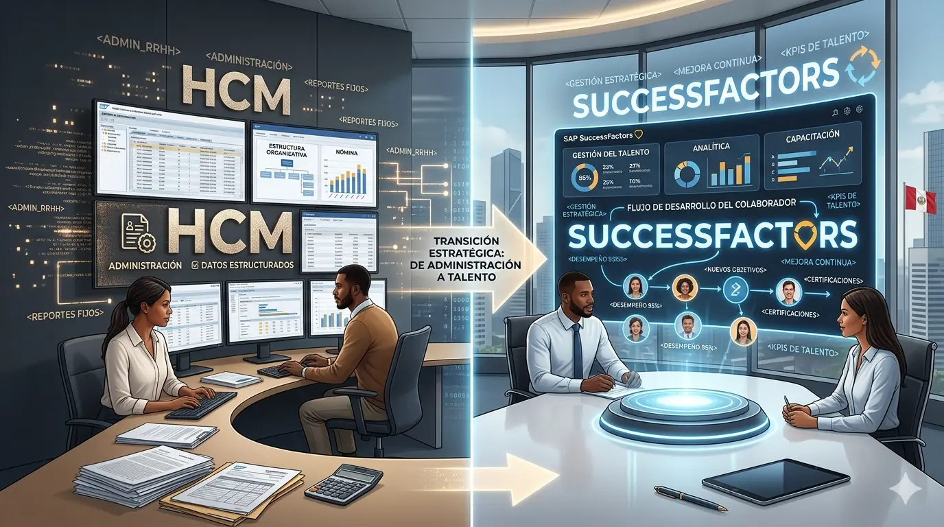 SAP SuccessFactors vs SAP HCM: diferencias y cuál elegir en Perú