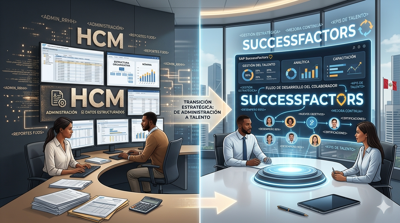 SAP SuccessFactors vs SAP HCM: diferencias y cuál elegir en Perú