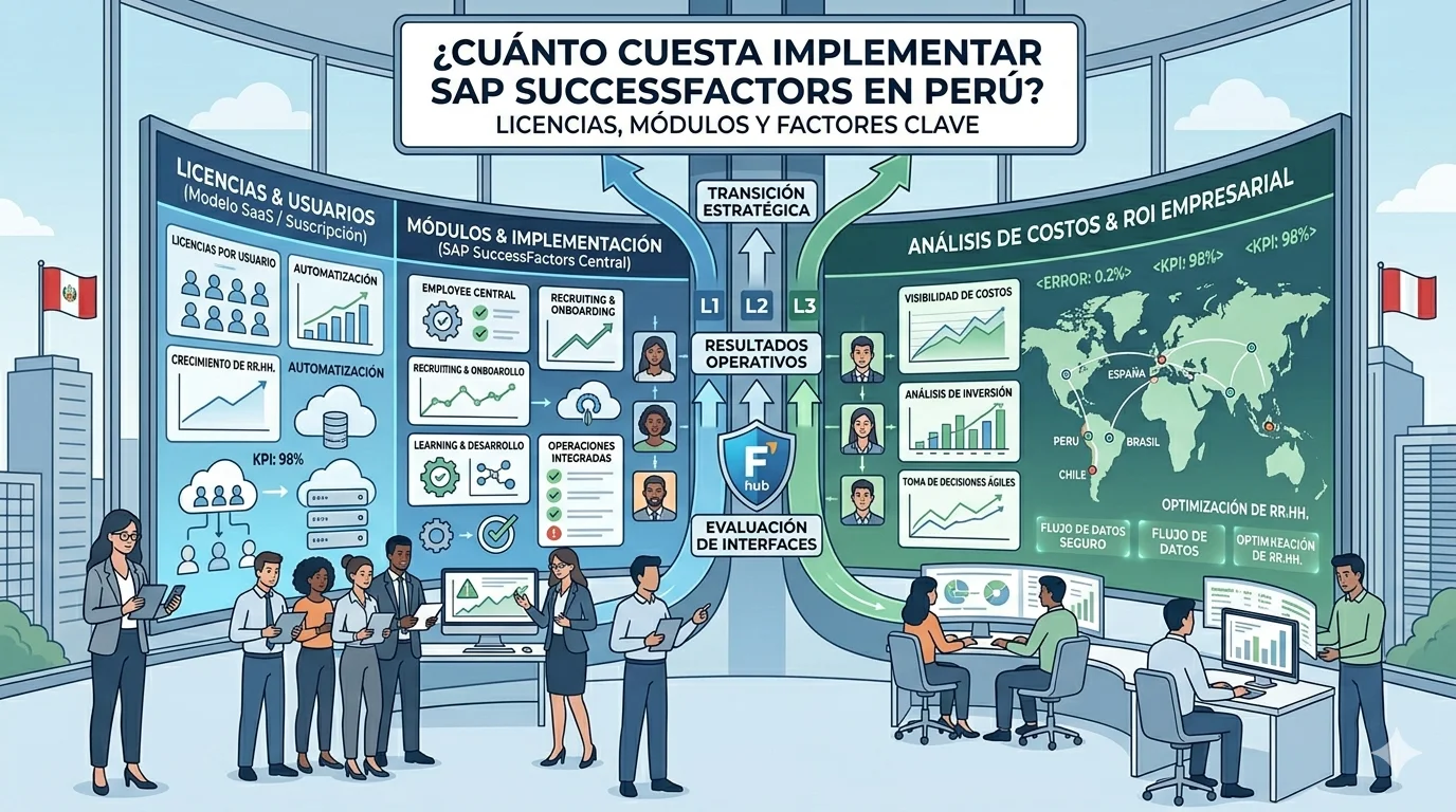 ¿Cuánto cuesta implementar SAP SuccessFactors en Perú? Licencias y factores clave