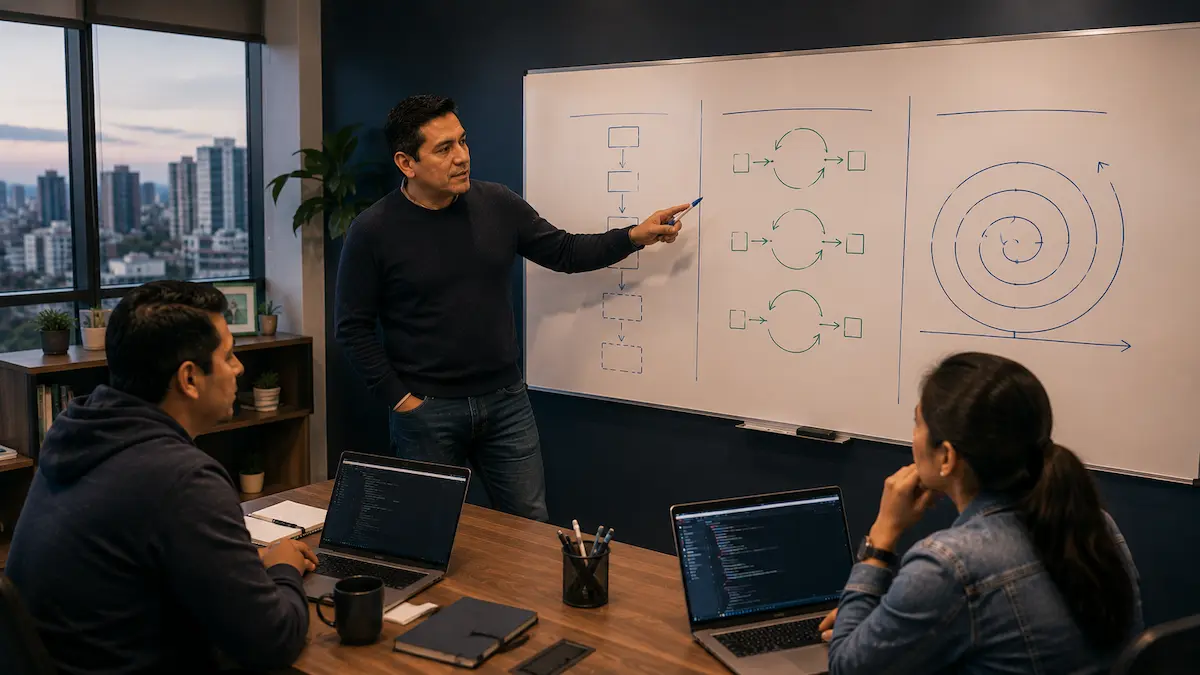 Cuáles son los 3 modelos de desarrollo de software más utilizados